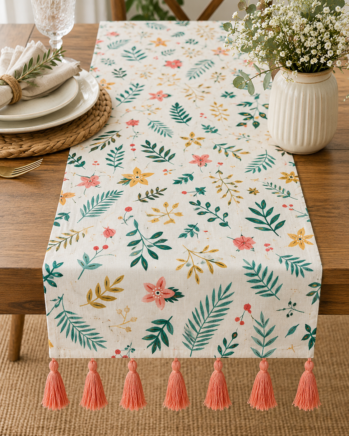 HERB GARDEN TABLE RUNNER