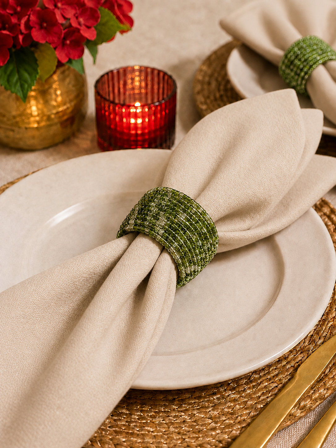 DAZZLING DRIZZLE NAPKIN RING - Image 2