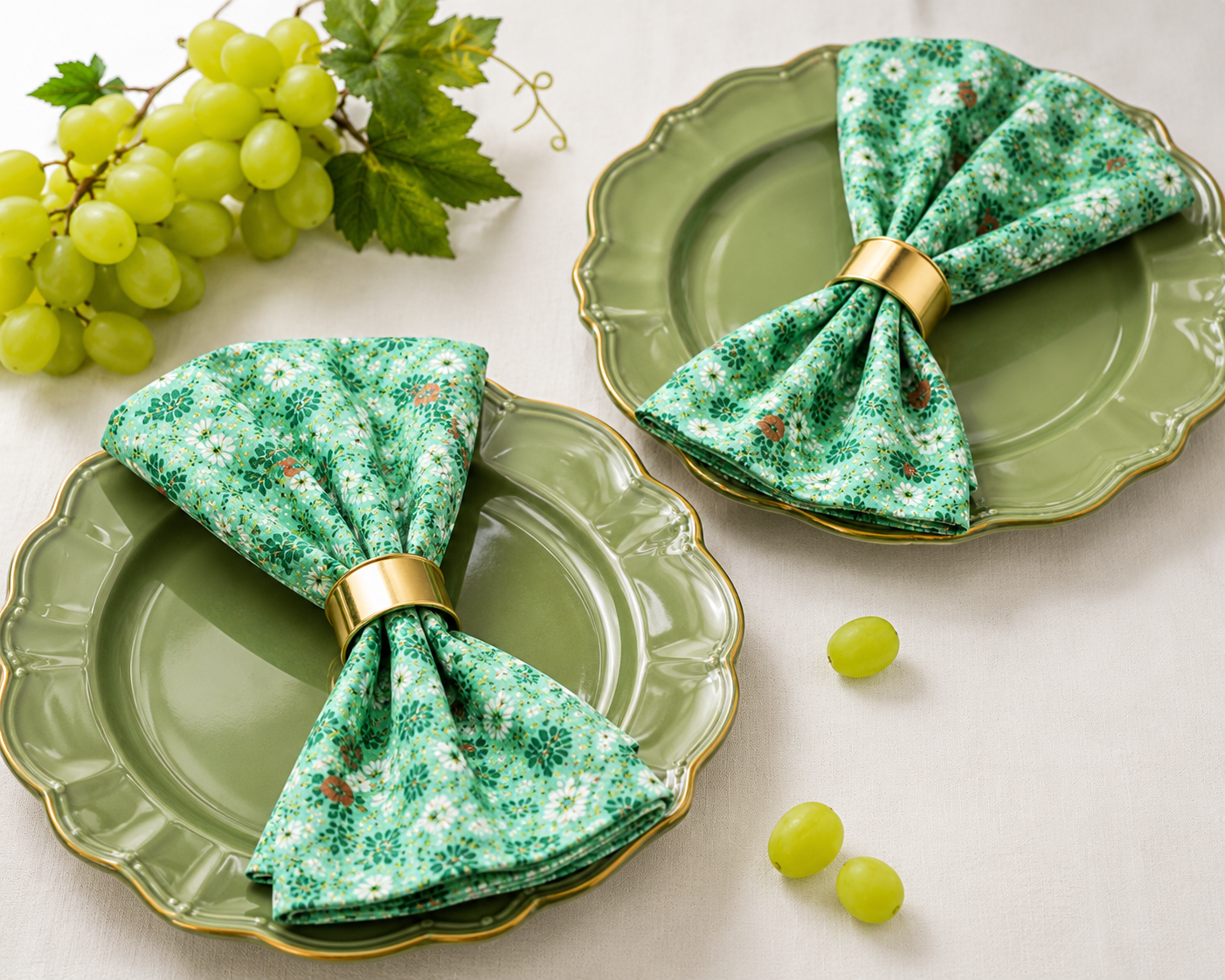 GREEN GARDEN TABLE NAPKIN - Image 3
