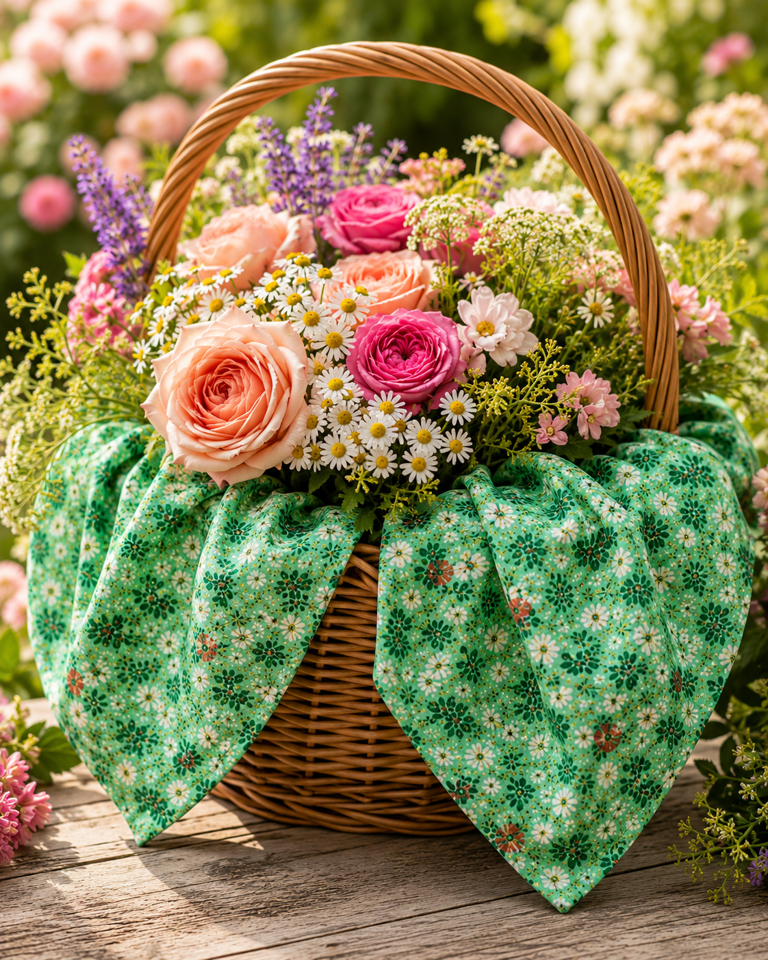 GREEN GARDEN TABLE NAPKIN - Image 4
