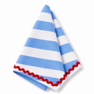 BLUE & WHITE STRIPES TEA TOWEL