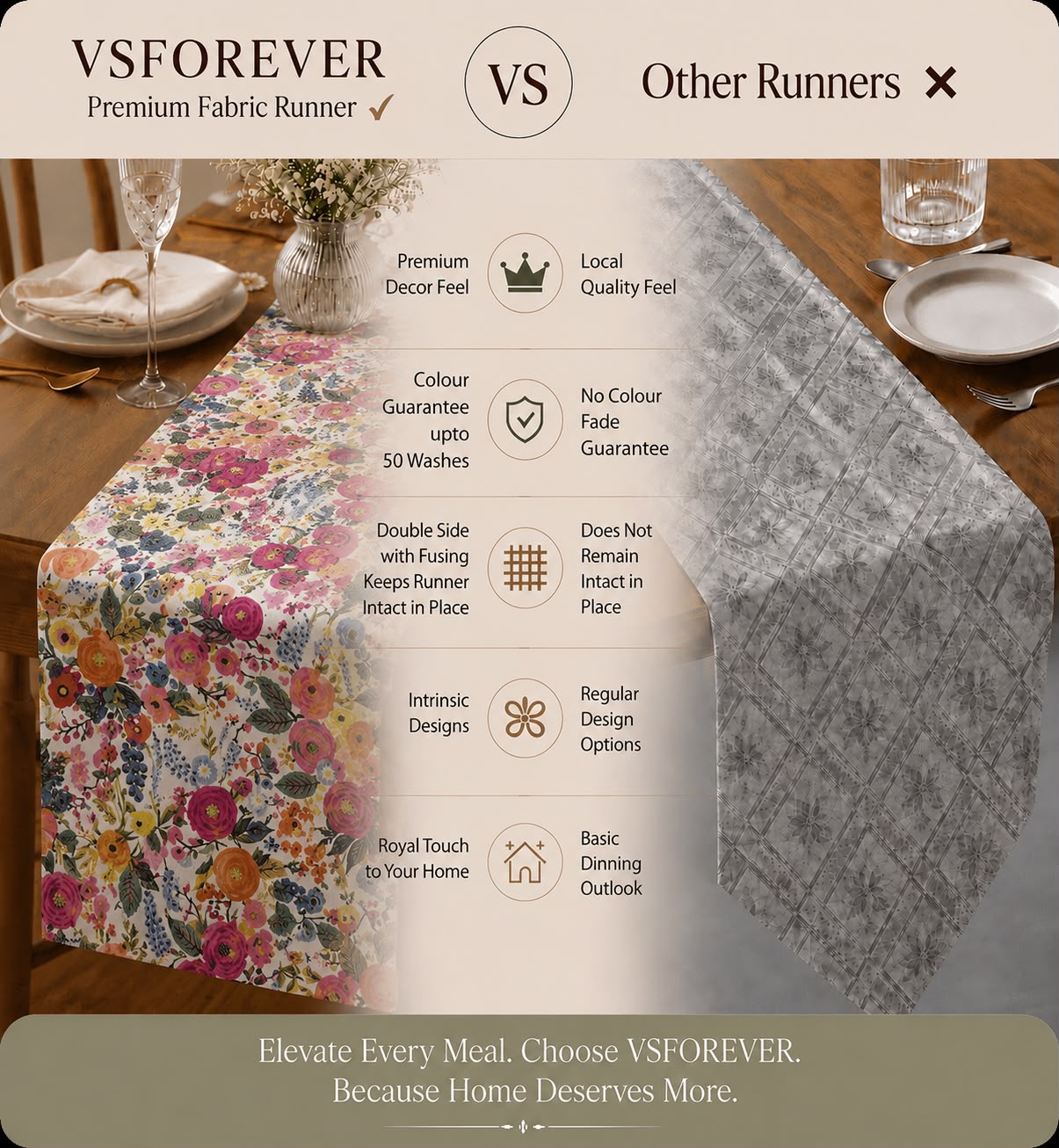 ROYAL ROSE TABLE RUNNER - Image 3
