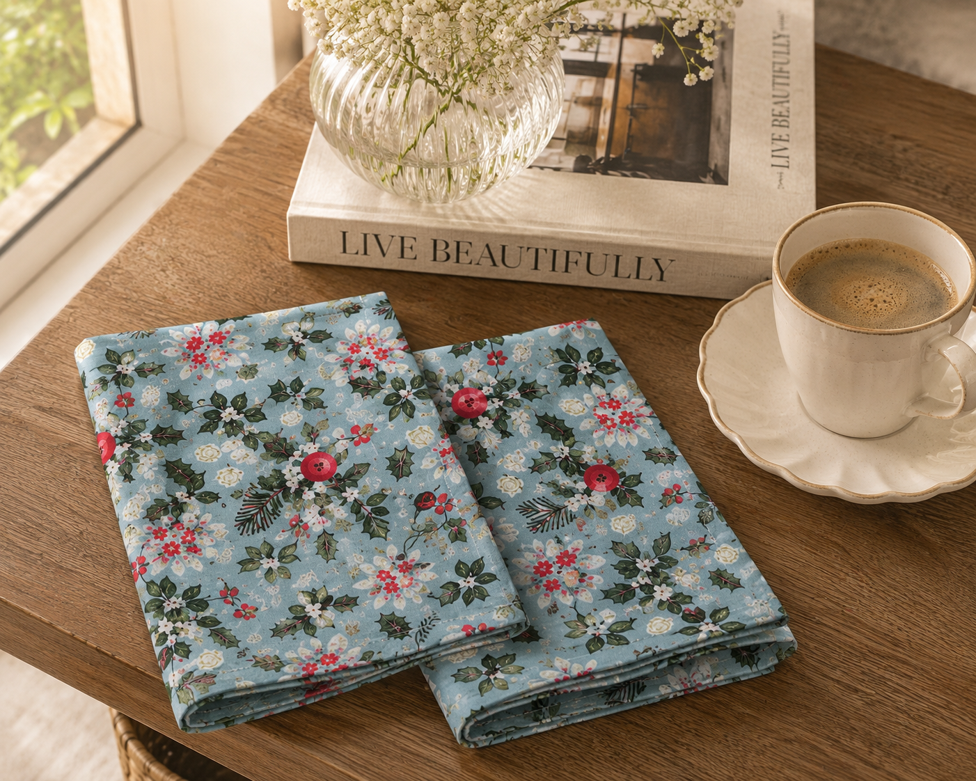 GREEN GARDEN TABLE NAPKIN - Image 3