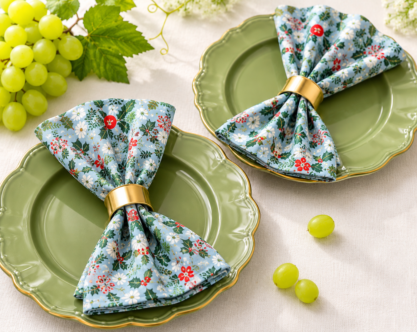 GREEN GARDEN TABLE NAPKIN - Image 5