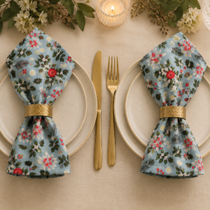 GREEN GARDEN TABLE NAPKIN