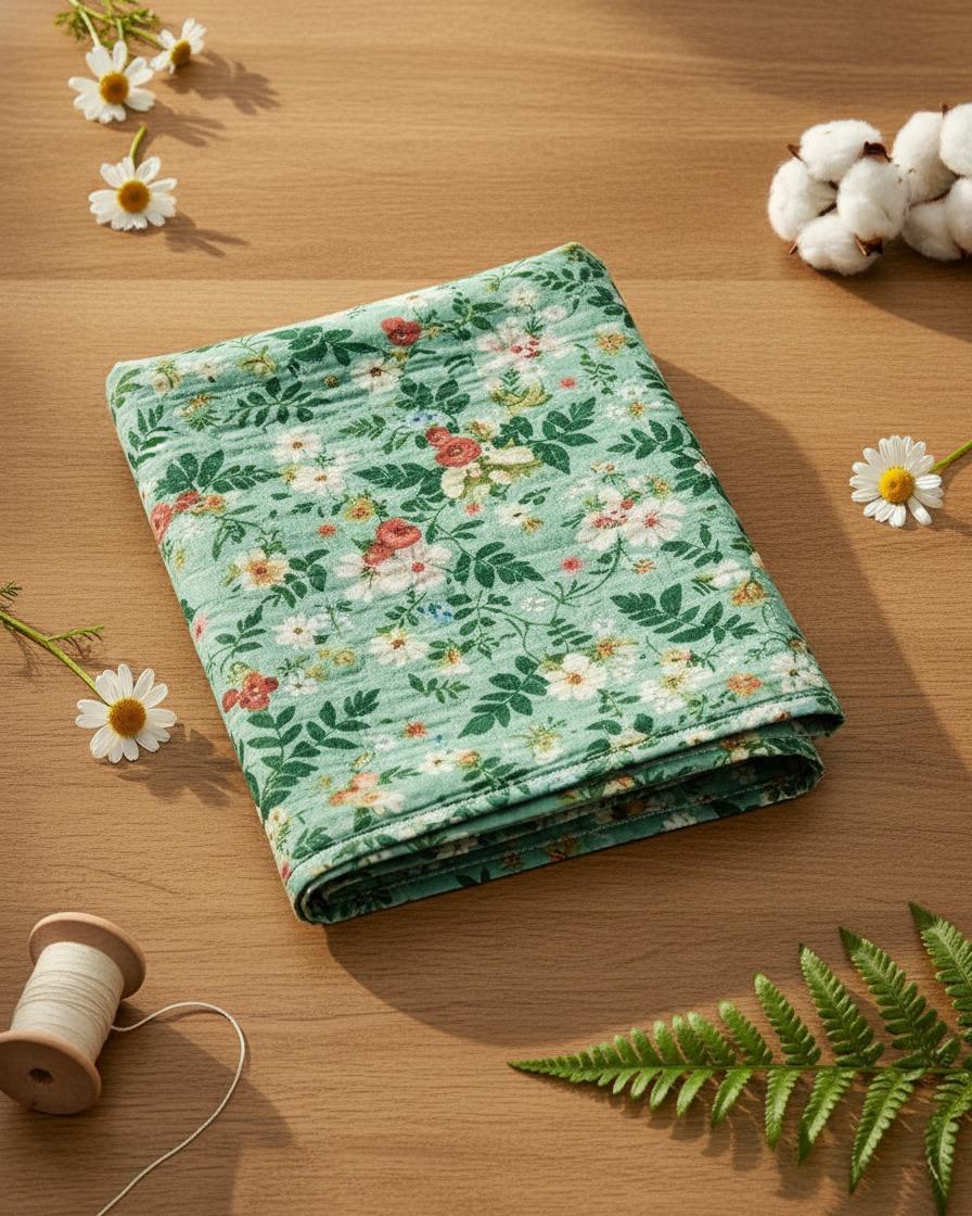 GREEN GARDEN TABLE RUNNER
