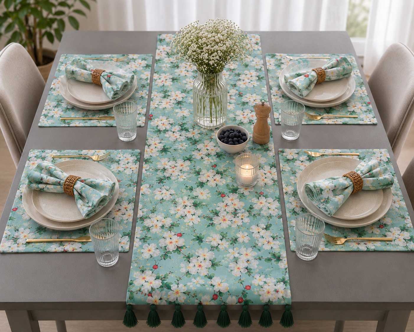 SOOTHING SIGHT DINNING SET OF 4