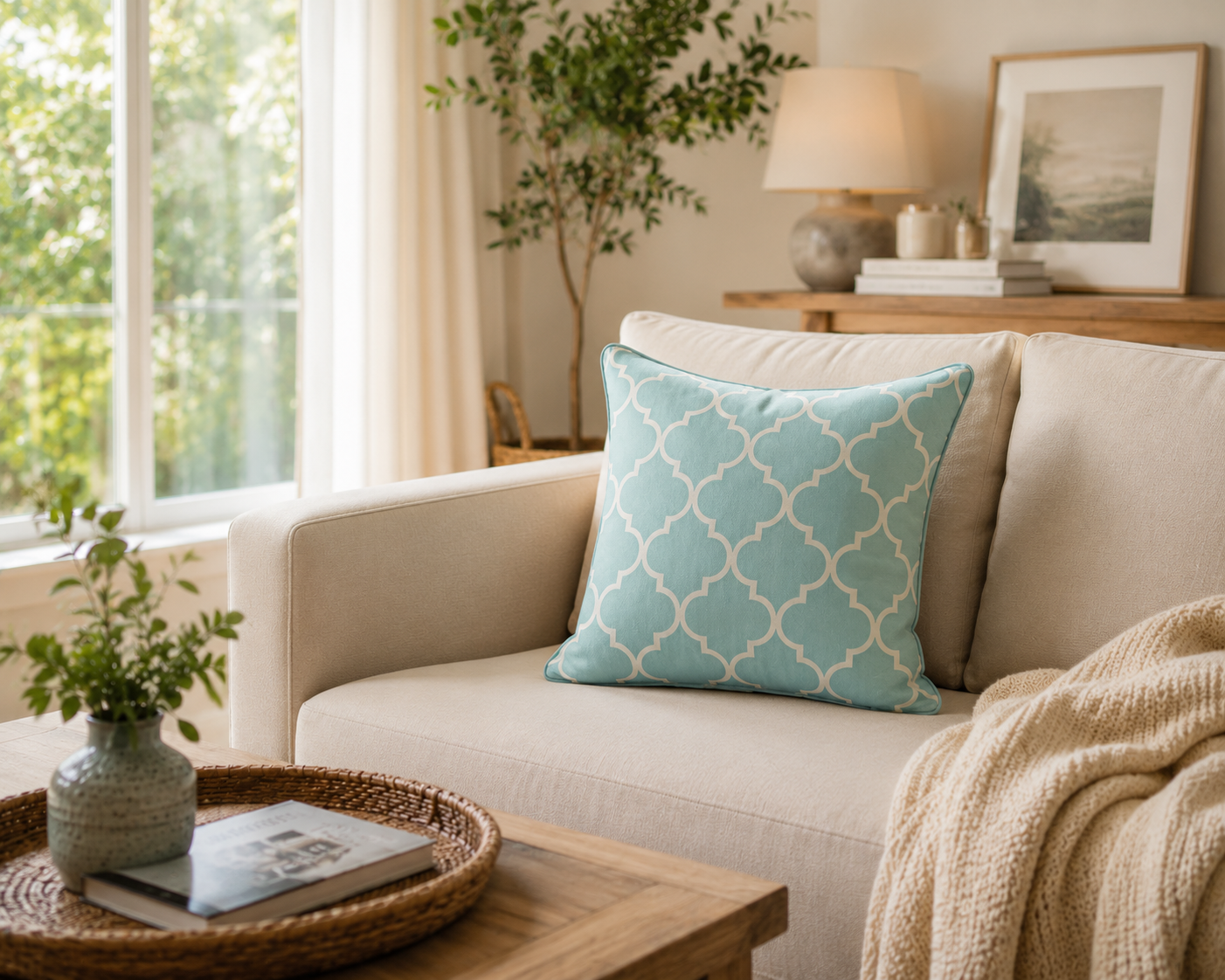 ARTISTIC ARC CUSHION COVER