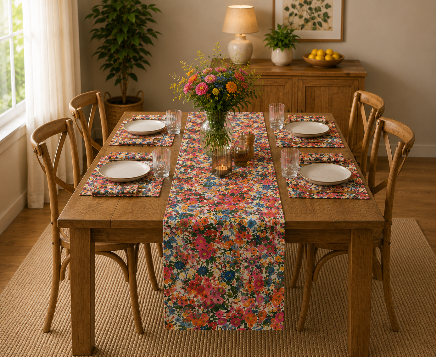 ROYAL ROSE DINNING SET OF 6 - Image 2