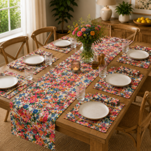 ROYAL ROSE DINNING SET OF 6